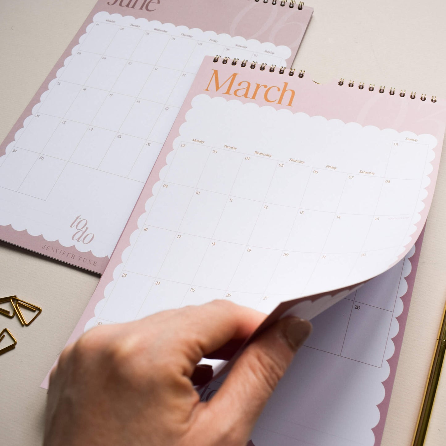 2026 A4 Monthly Calendar