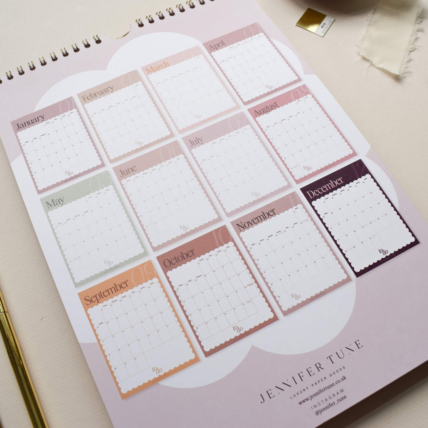 2026 A4 Monthly Calendar