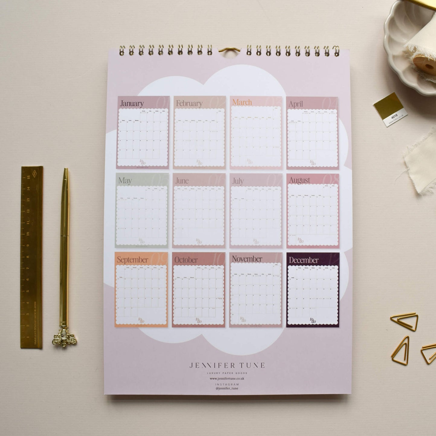 2026 A4 Monthly Calendar