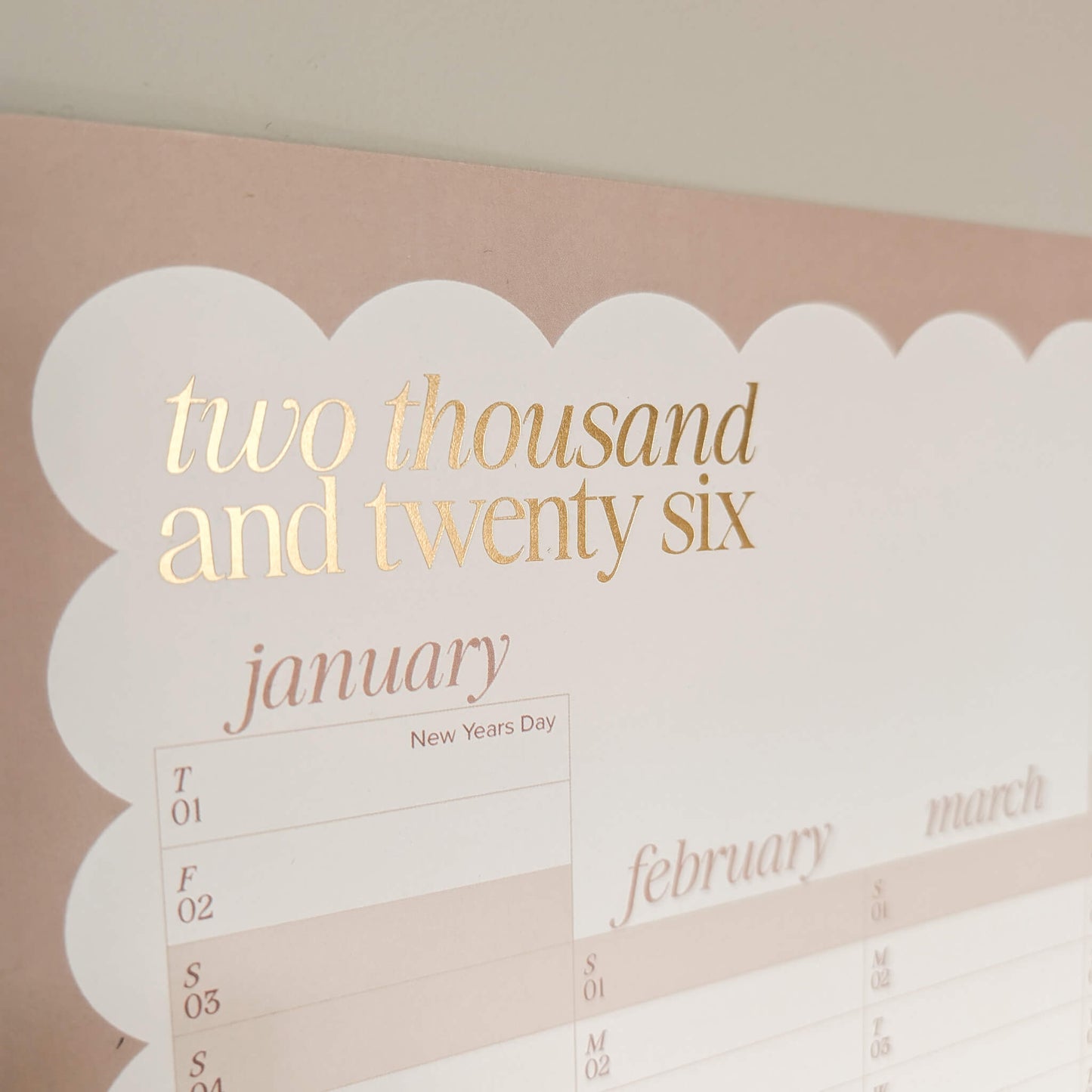 2026 Wall Planner
