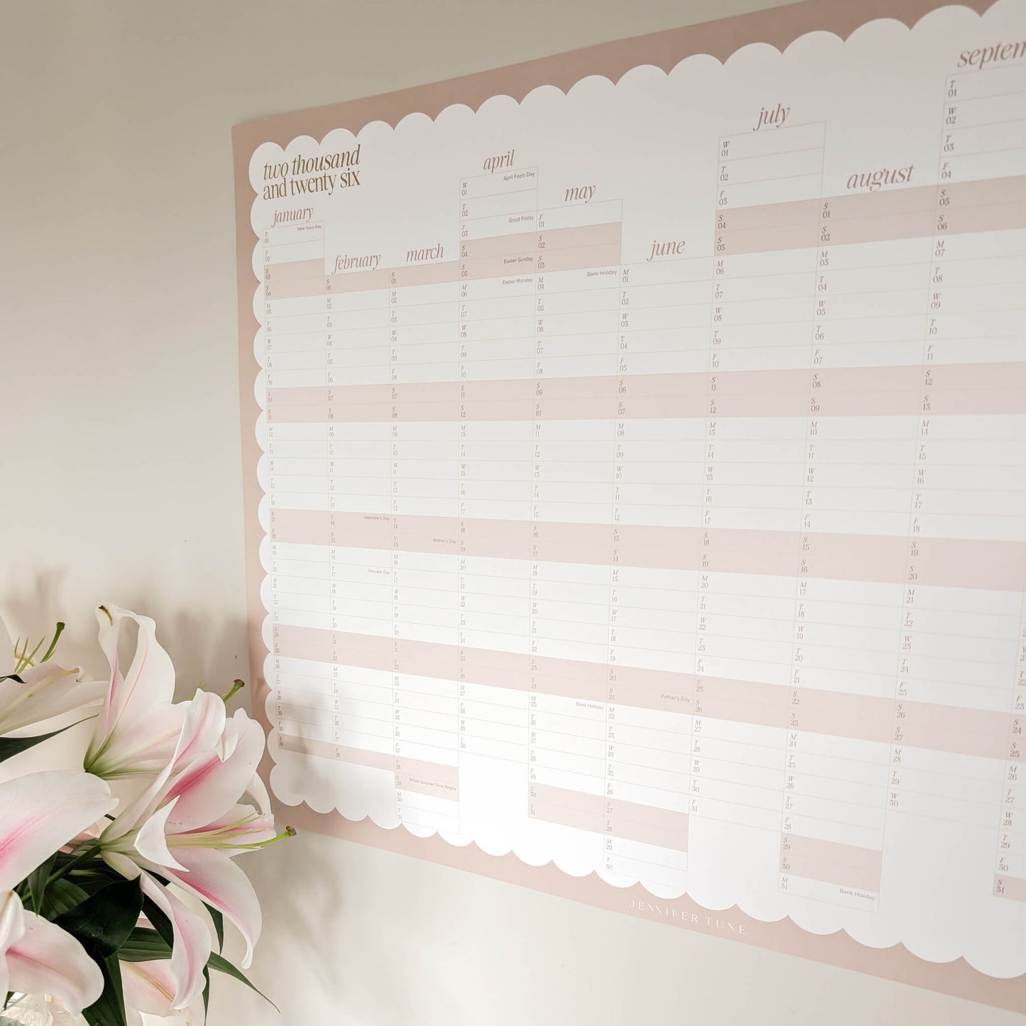 2026 Wall Planner