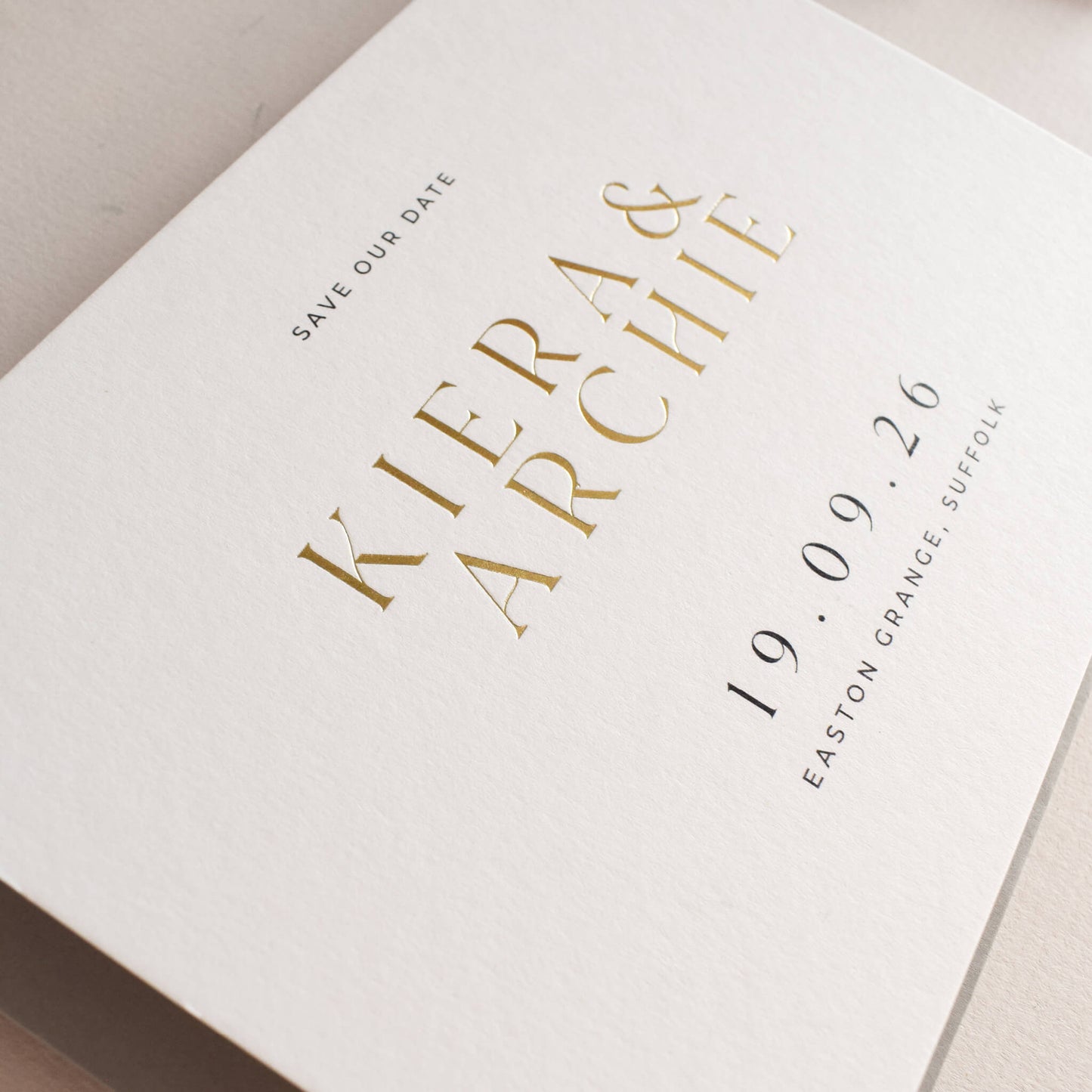 The Aliferous Save The Date Sample