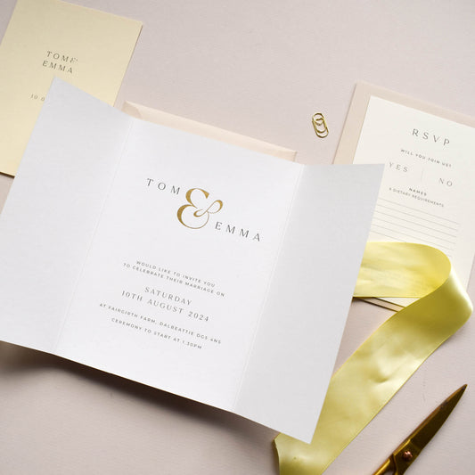 The Ampersand Gatefold Suite Sample