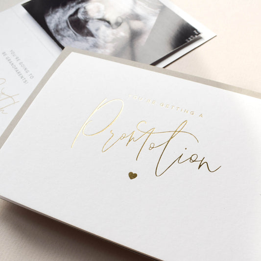 Personalised You're Getting A Promotion Card