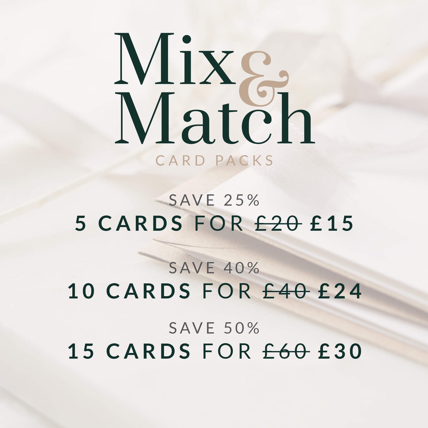 Gold Cocktail Card
