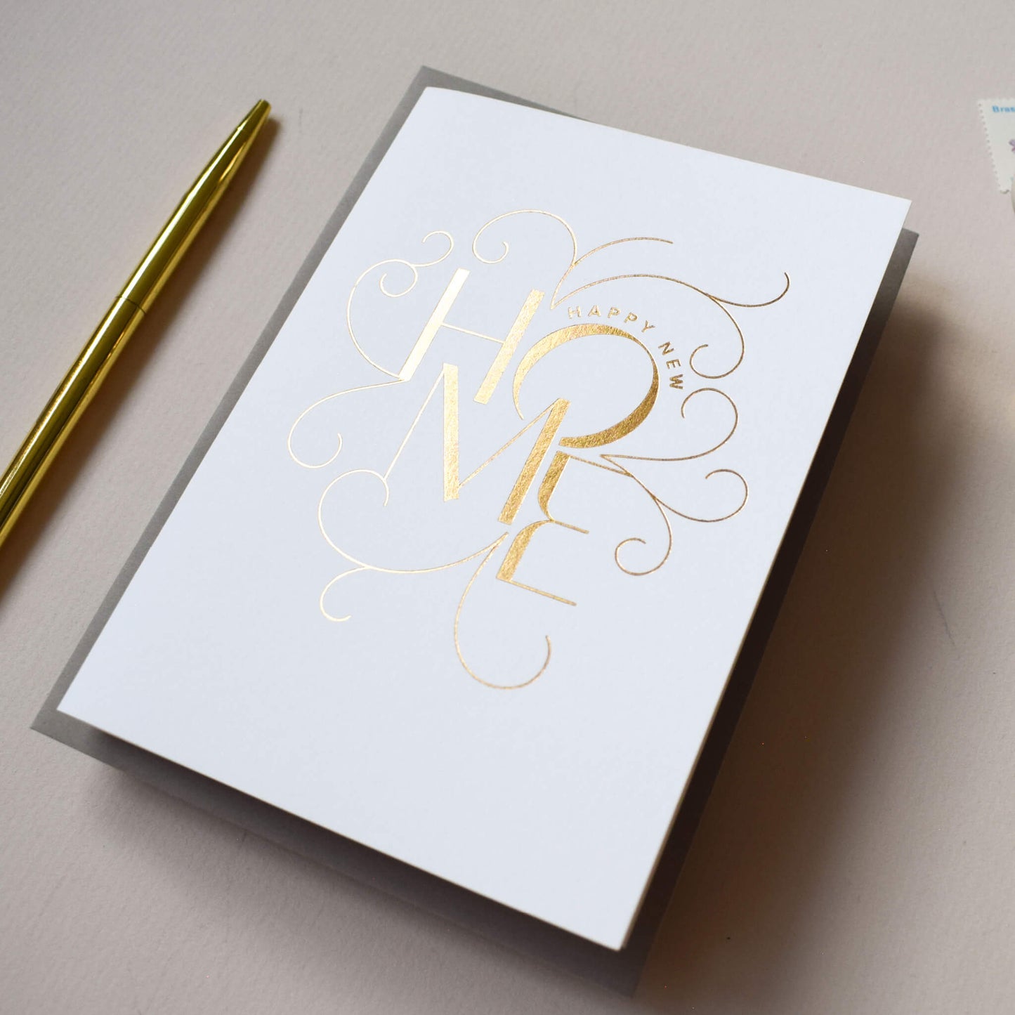 Happy New Home Card, Copper Foil