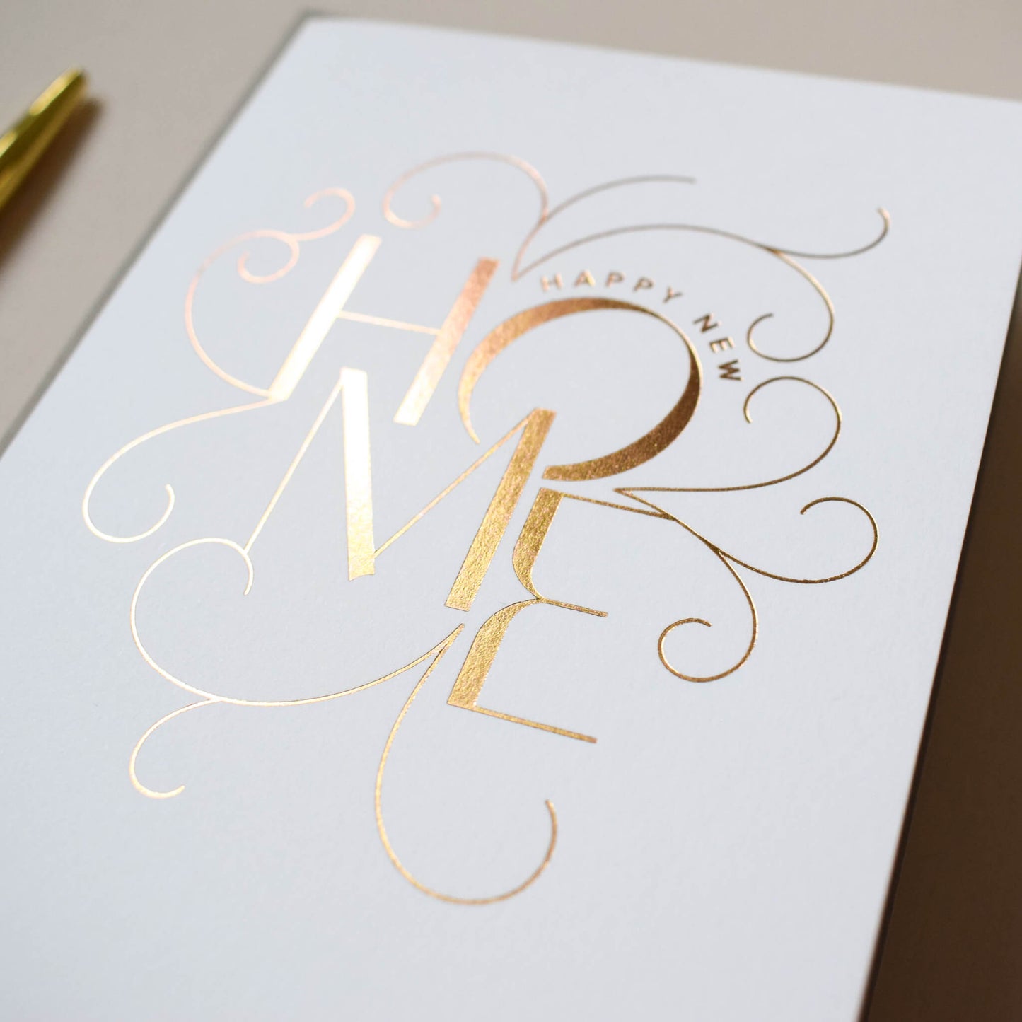 Happy New Home Card, Copper Foil