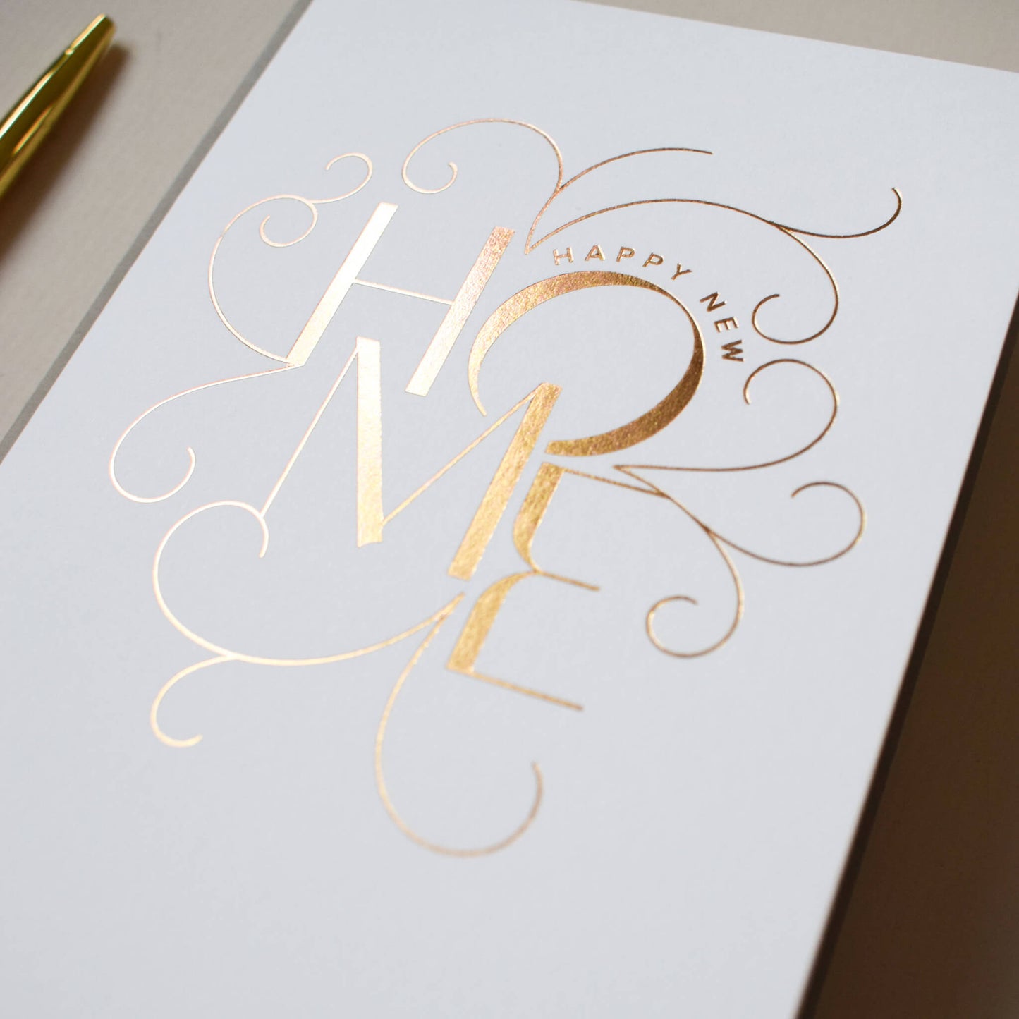 Happy New Home Card, Copper Foil