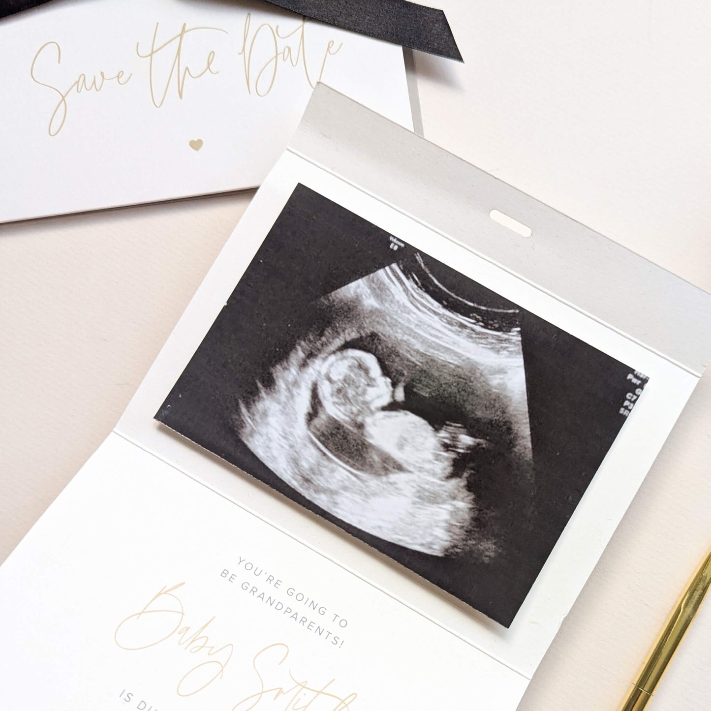 Save The Date Pregnancy Announcement Card