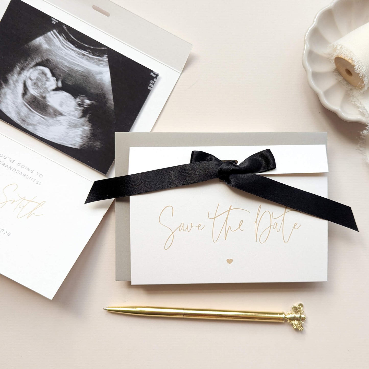 Save The Date Pregnancy Announcement Card