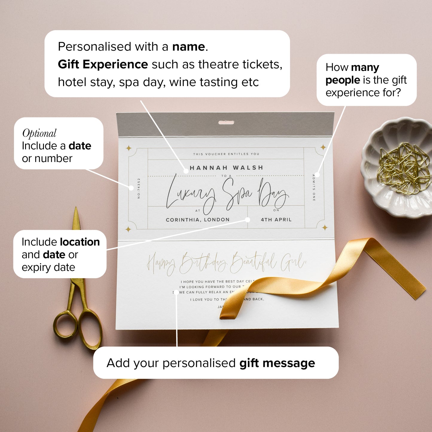 Personalised Birthday Gift Voucher