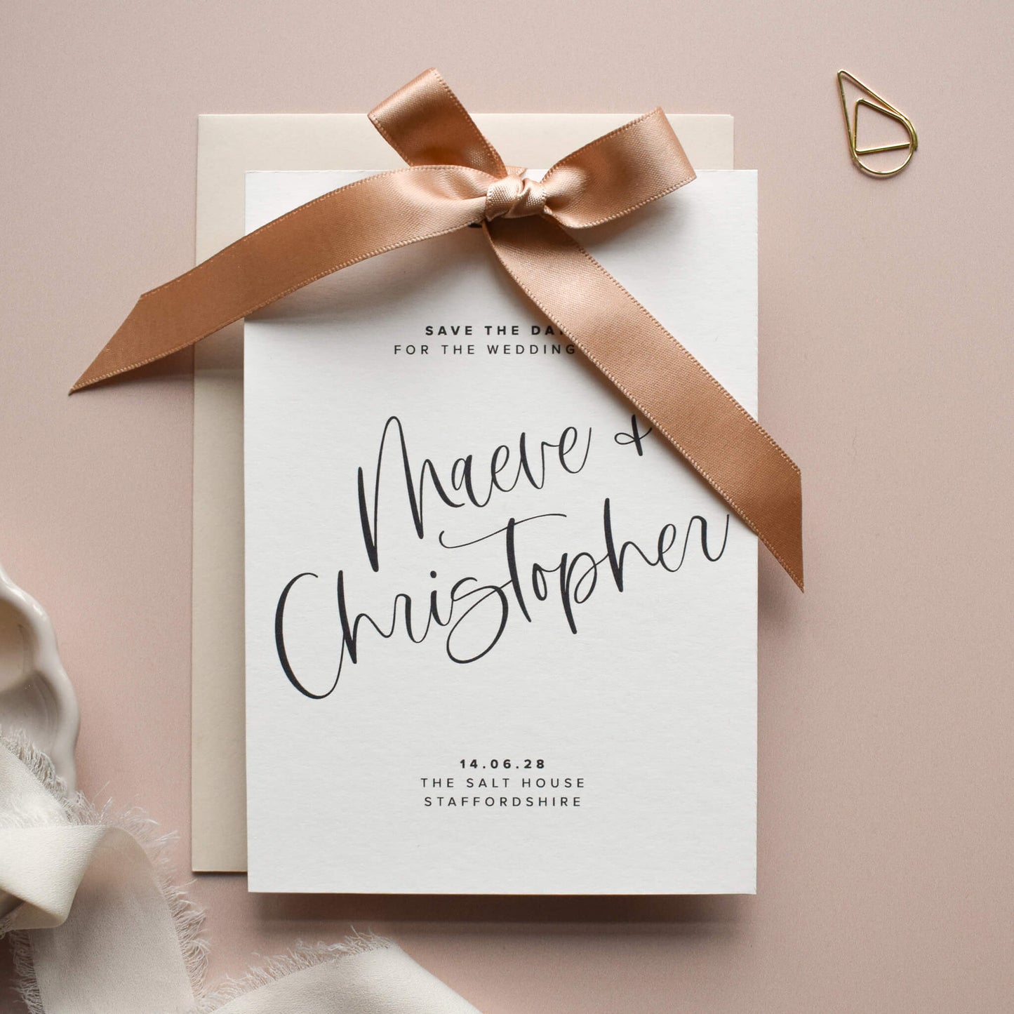 The Cadence Save The Date Portrait