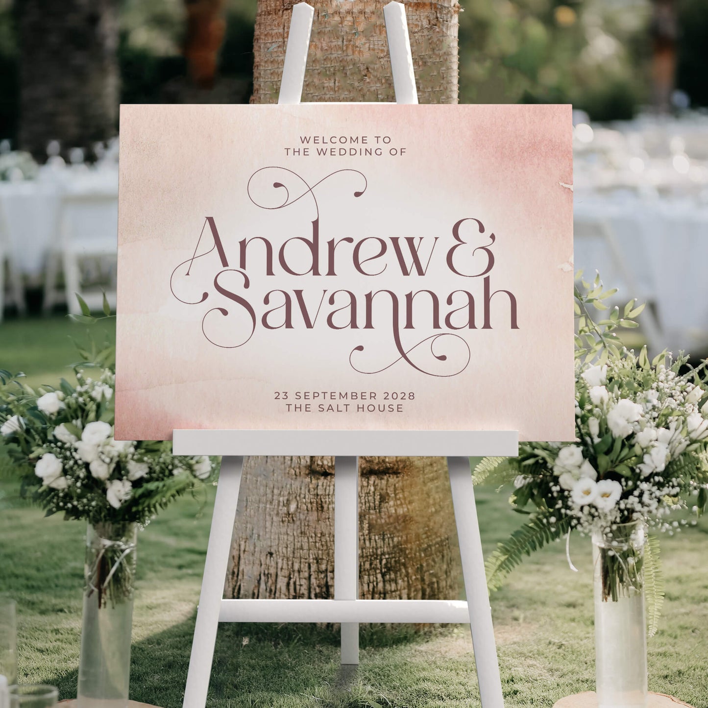 The Seraphine Welcome Sign