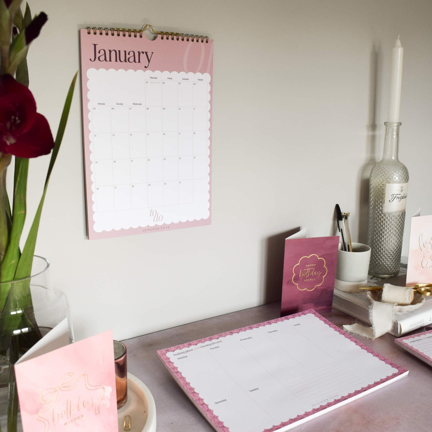 2026 A4 Monthly Calendar