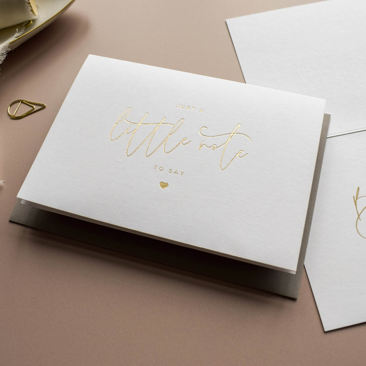Personalised Just A Little Note Card