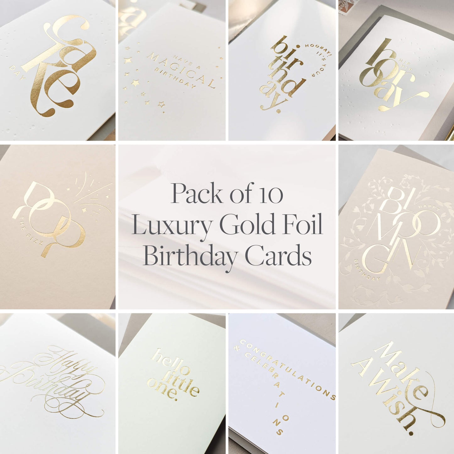 Classic Birthday Card Pack