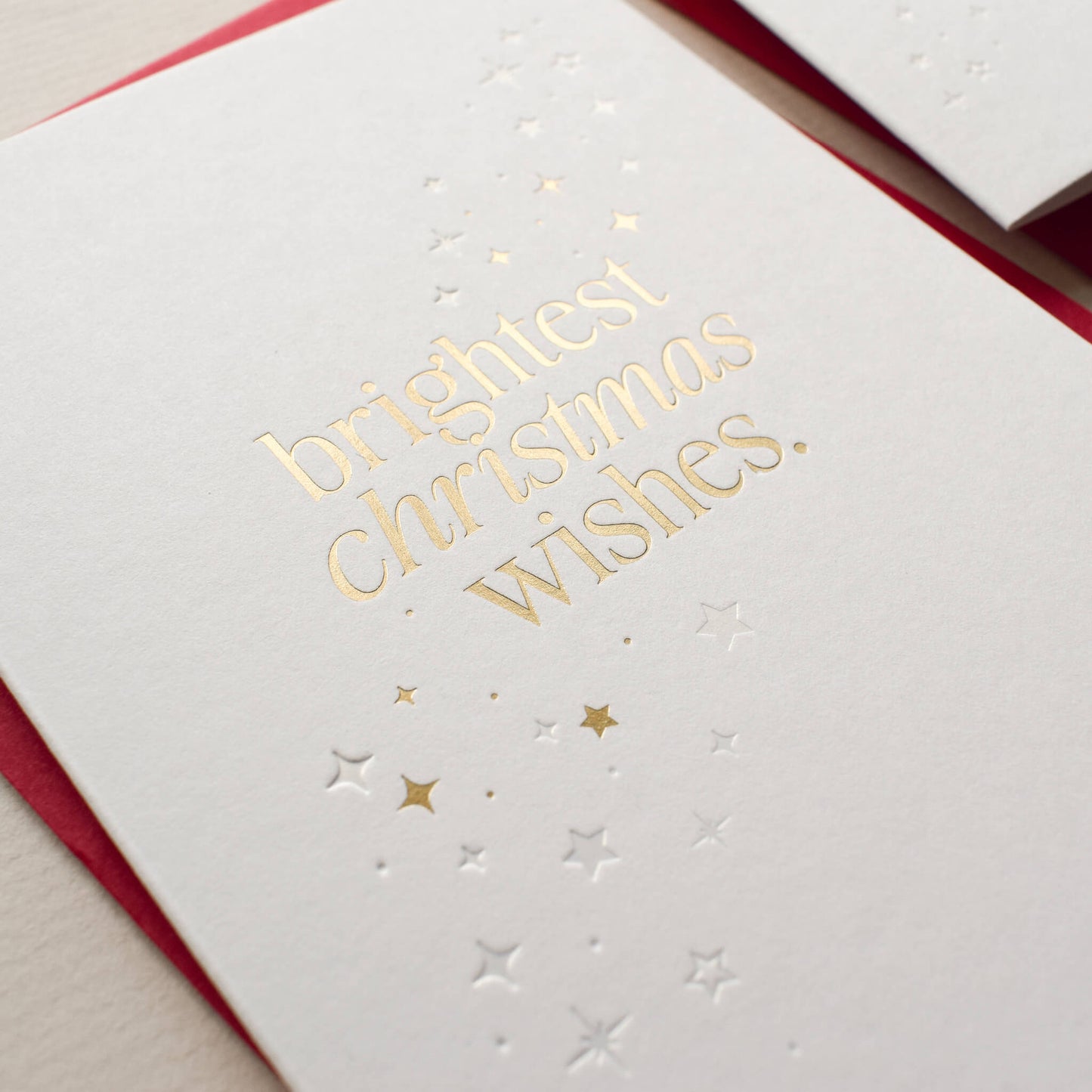 Luxury Gold Star Christmas Card Pack