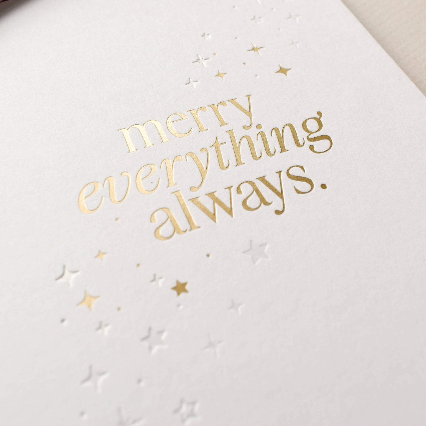 Luxury Gold Star Christmas Card Pack
