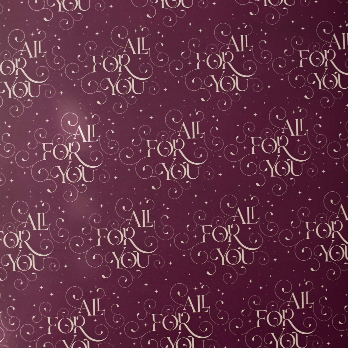 All For You Burgundy Gift Wrap
