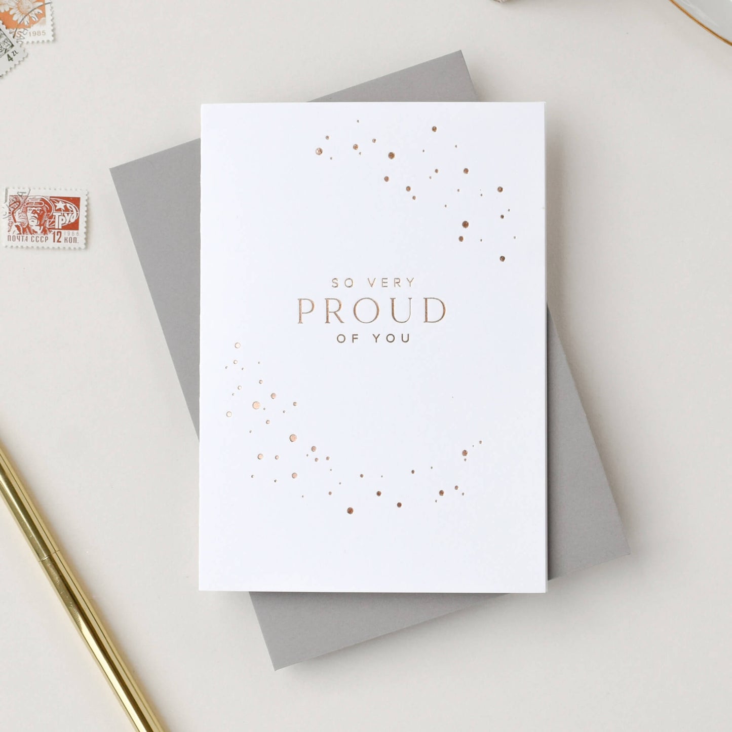 So Very Proud Of You Hot Foil Card