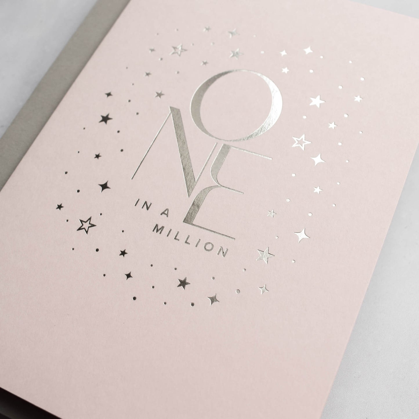 One In A Million Card in Blush