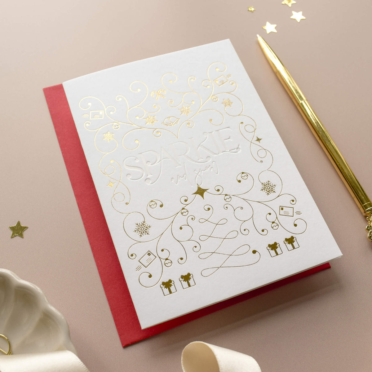 Pack of Nine Luxury Christmas Cards