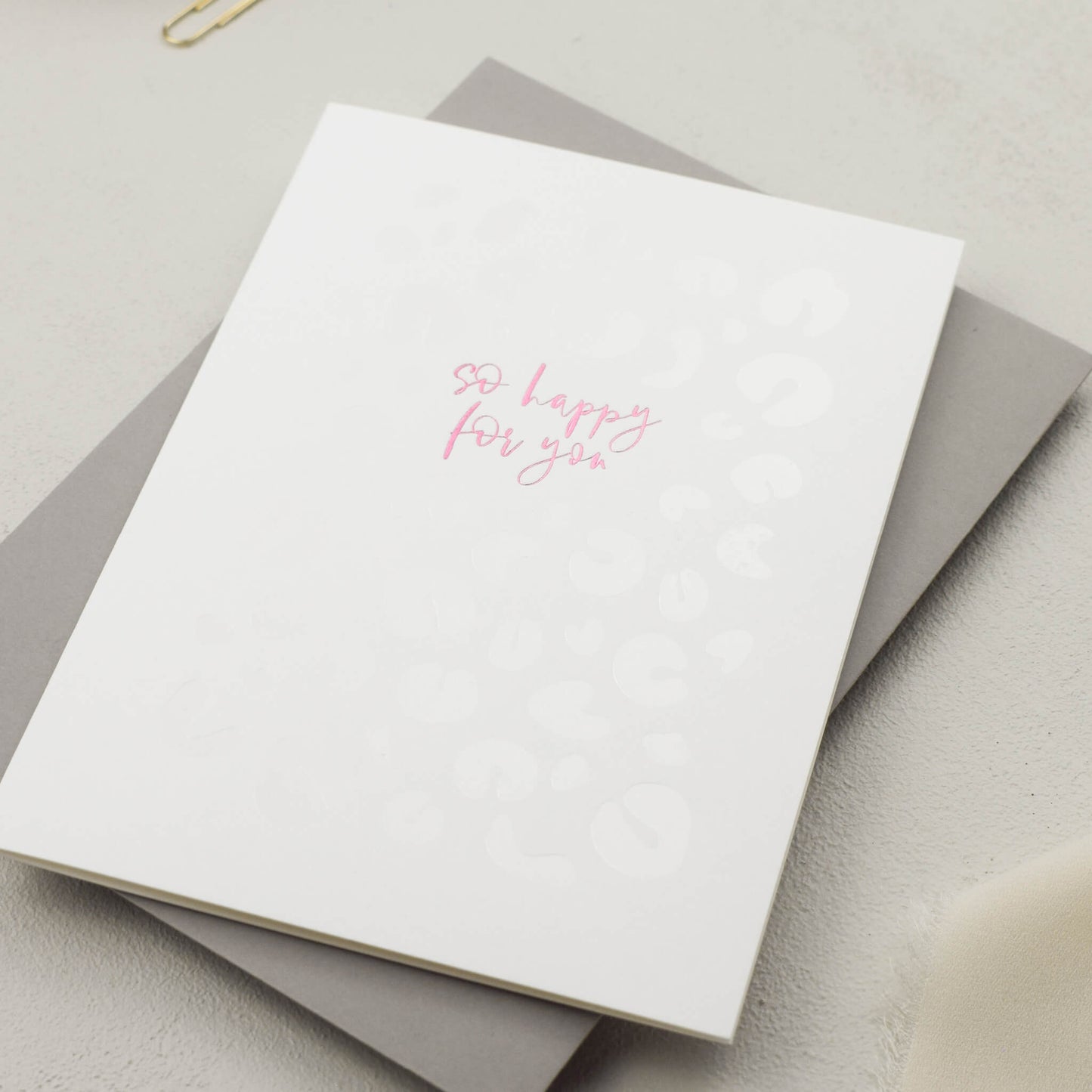 So Happy For You Card
