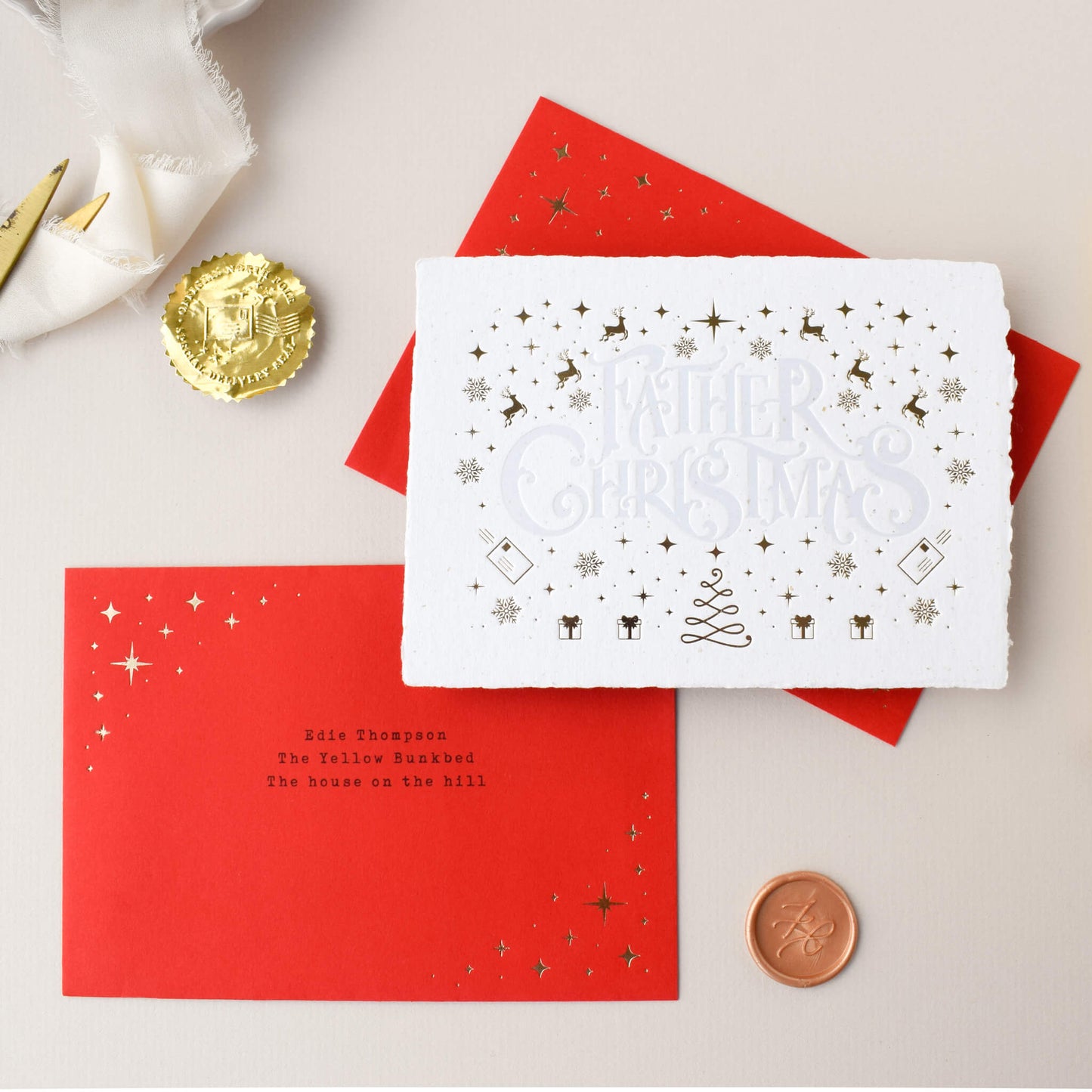 Nice List Postcard From Father Christmas