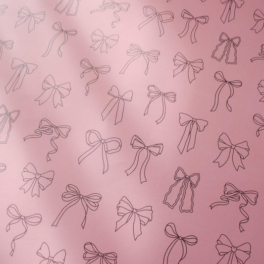 Pink Bows Gift Wrap