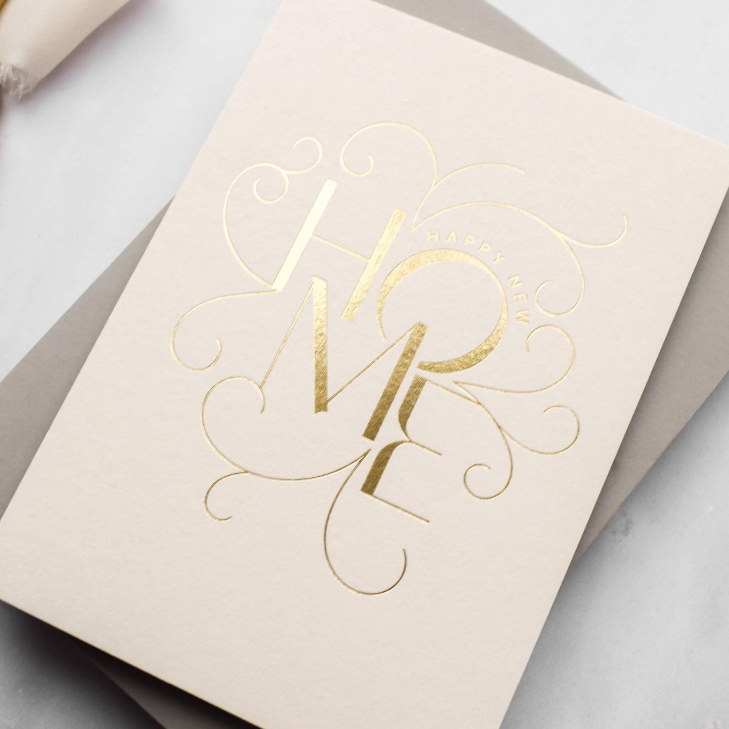 Happy New Home Card, Gold Foil