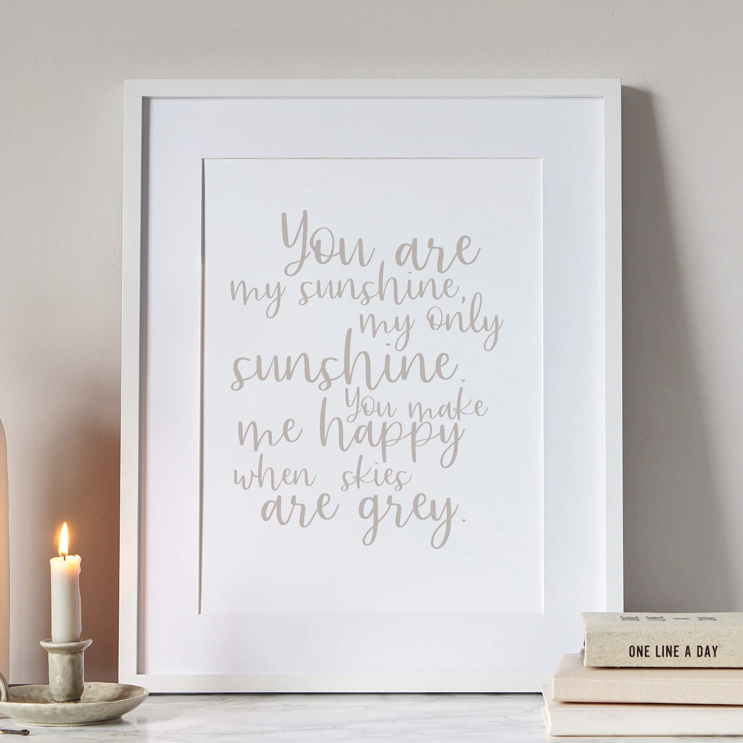 Bespoke Calligraphy Style Print