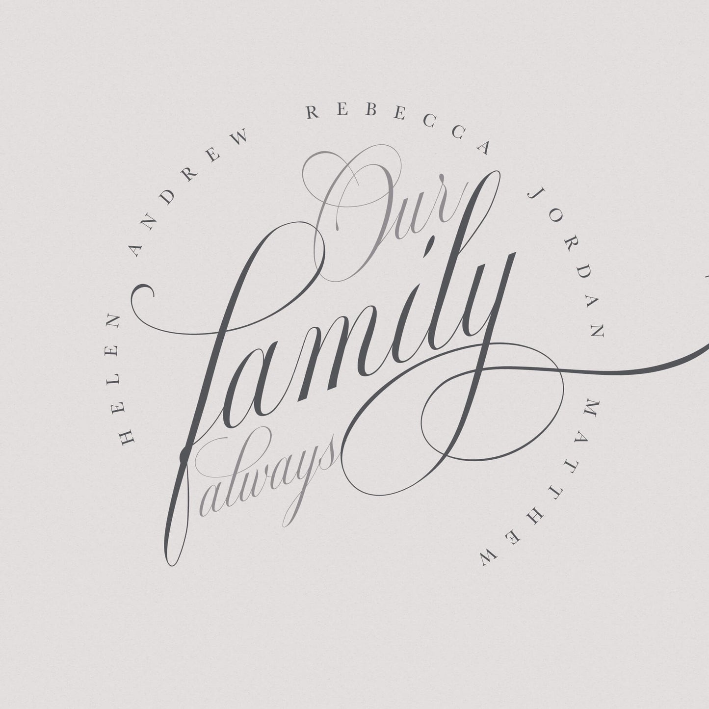 Our Family Print