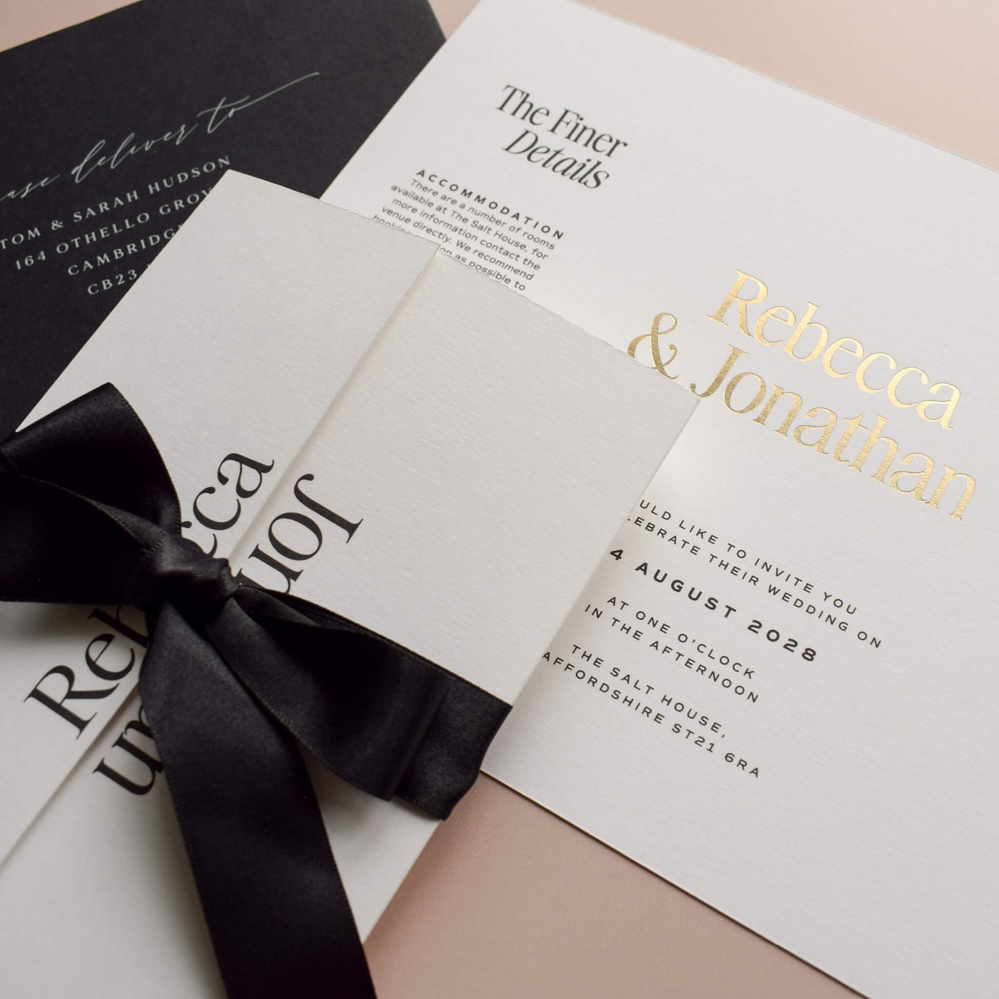 The Gold Foil Lumina Gatefold Sample