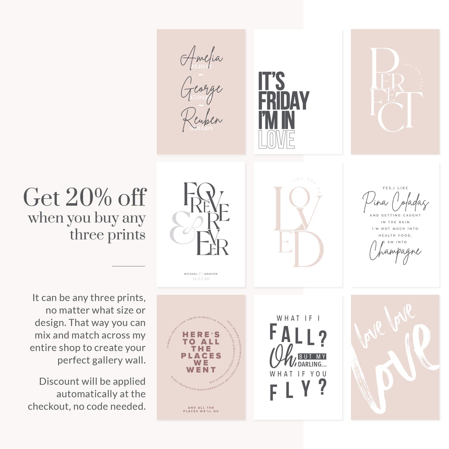 Personalised Year Print