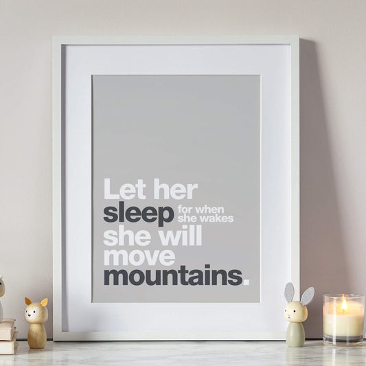 Let Her Sleep Print