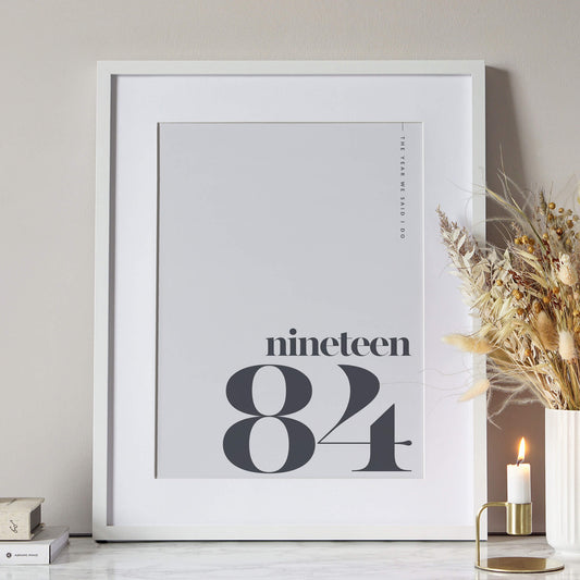 Personalised Year Print