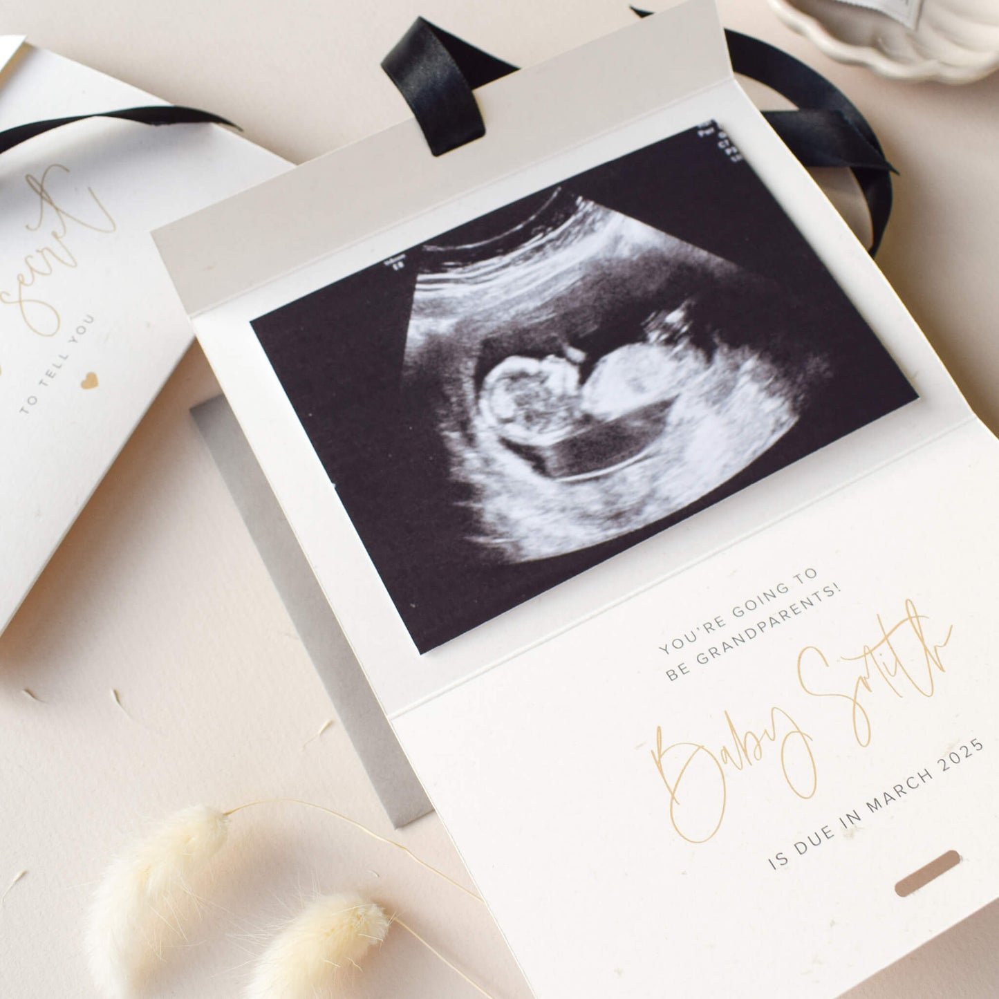 Pregnancy Announcement Card, We Have A Little Secret