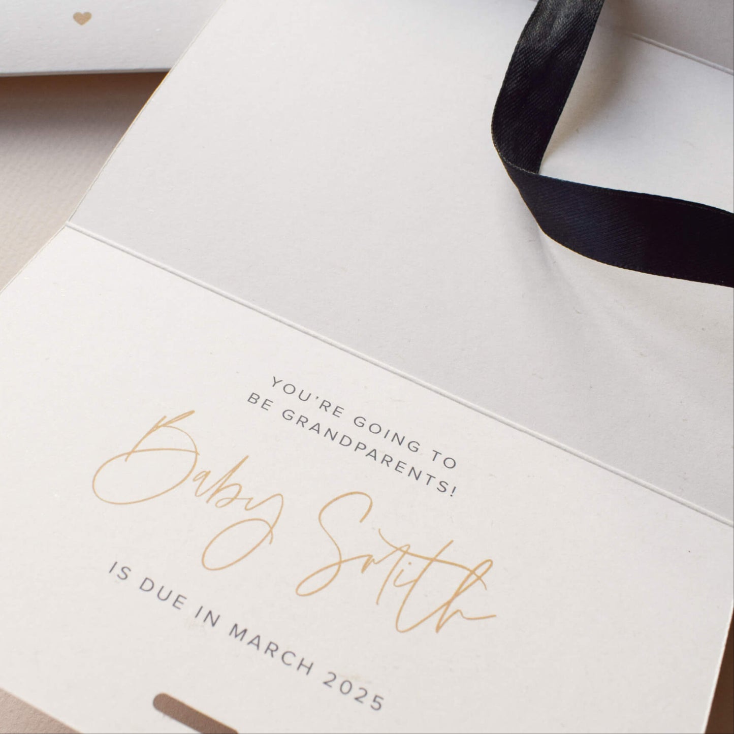 Pregnancy Announcement Card, We Have A Little Secret