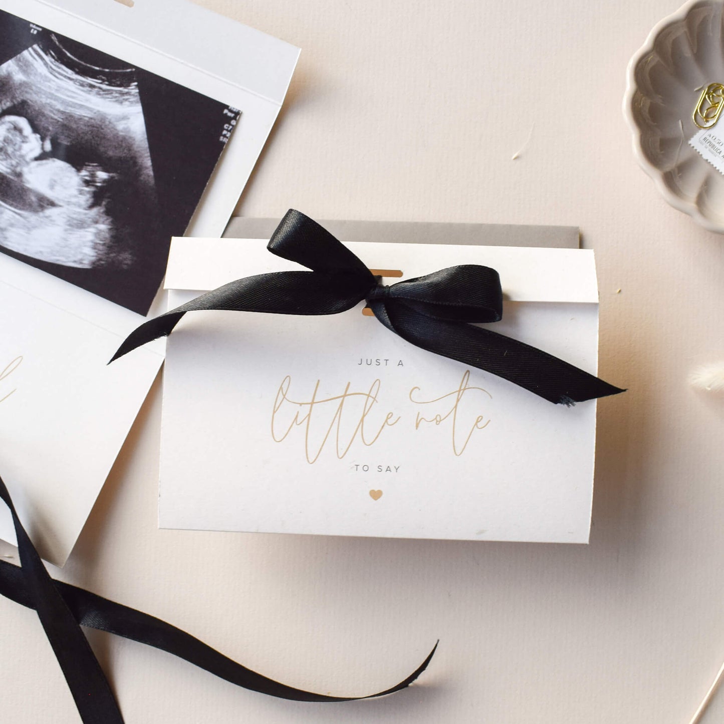 Personalised Pregnancy Reveal Card for Scan
