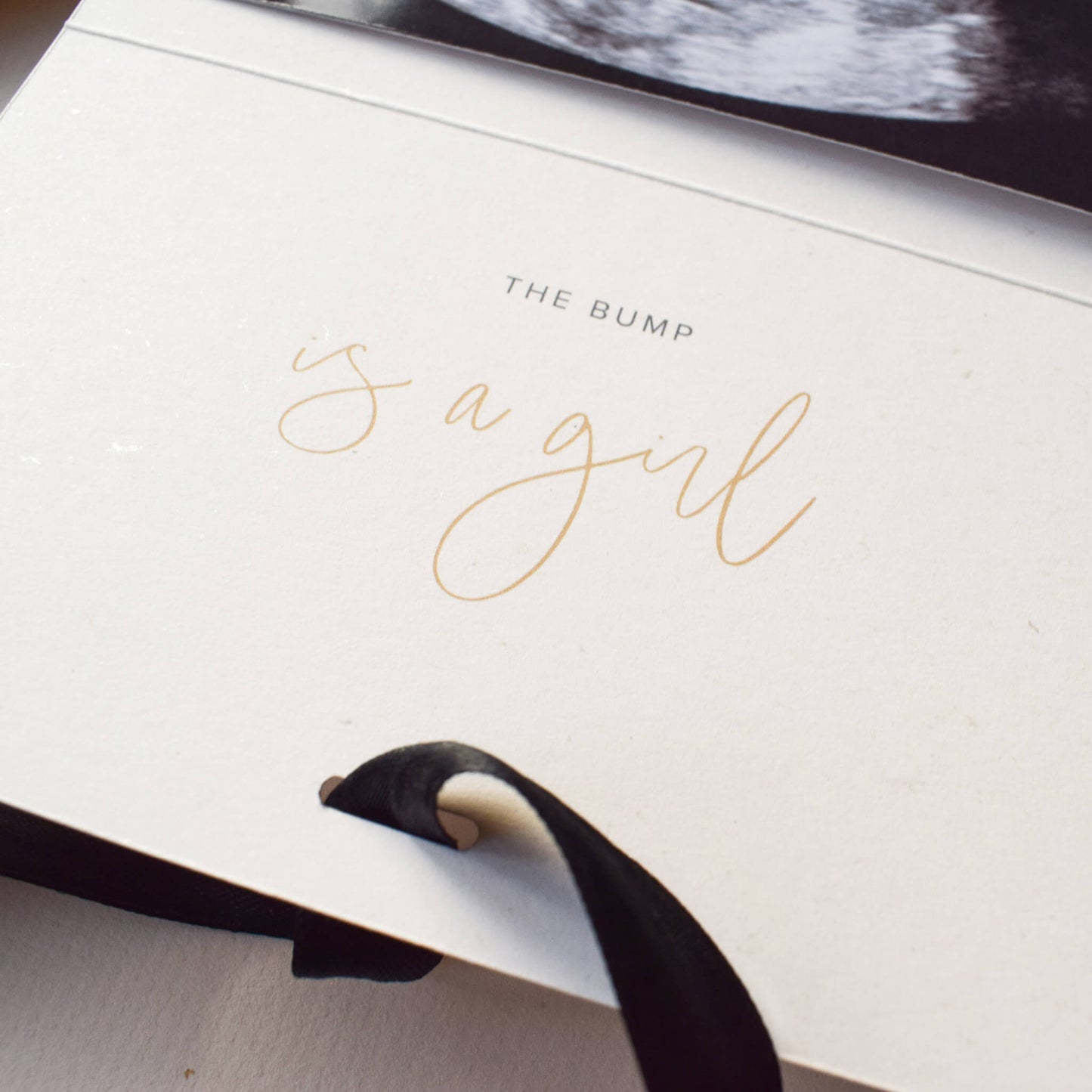 Personalised Pregnancy Reveal Card for Scan