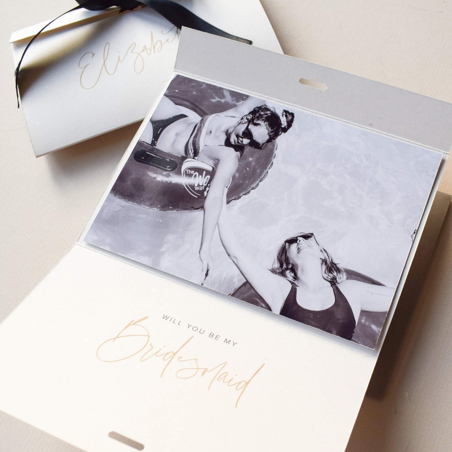Personalised Bridesmaid Proposal Photo Card