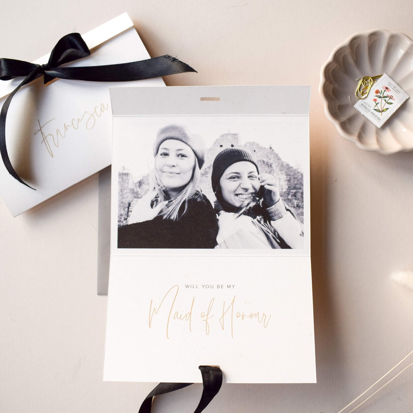 Personalised Bridesmaid Proposal Photo Card