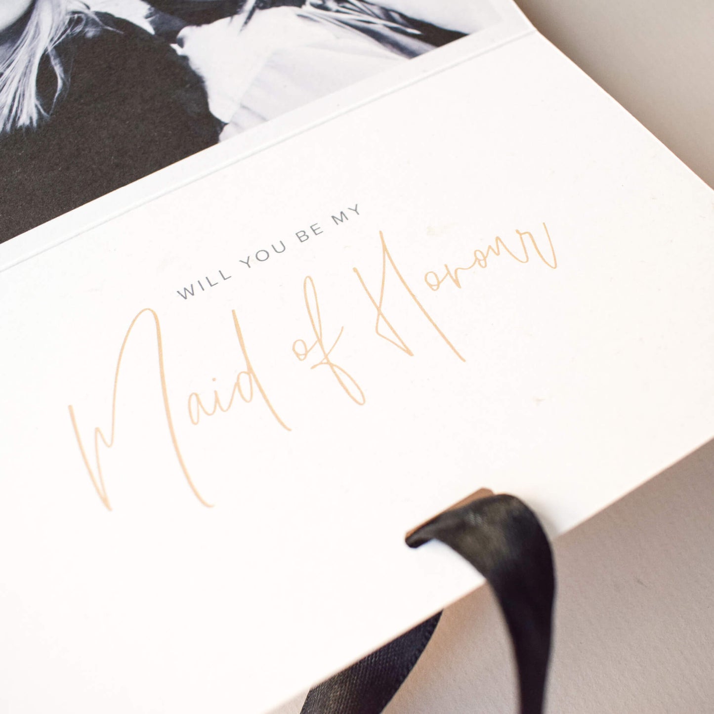Personalised Bridesmaid Proposal Photo Card