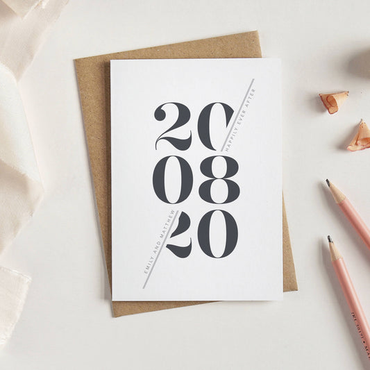 Personalised Date Card