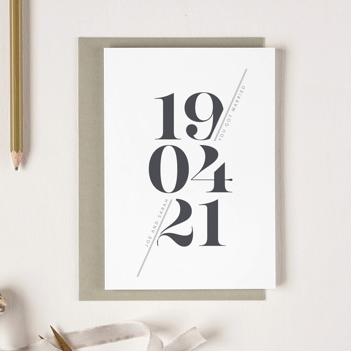 Personalised Date Card