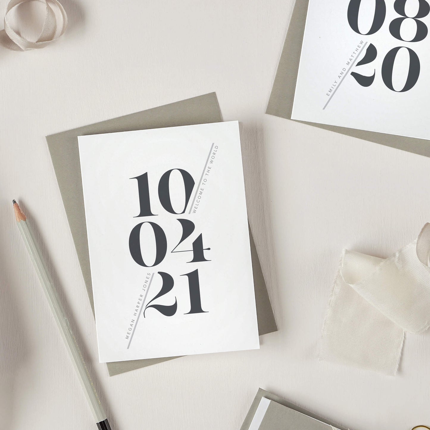 Personalised Date Card