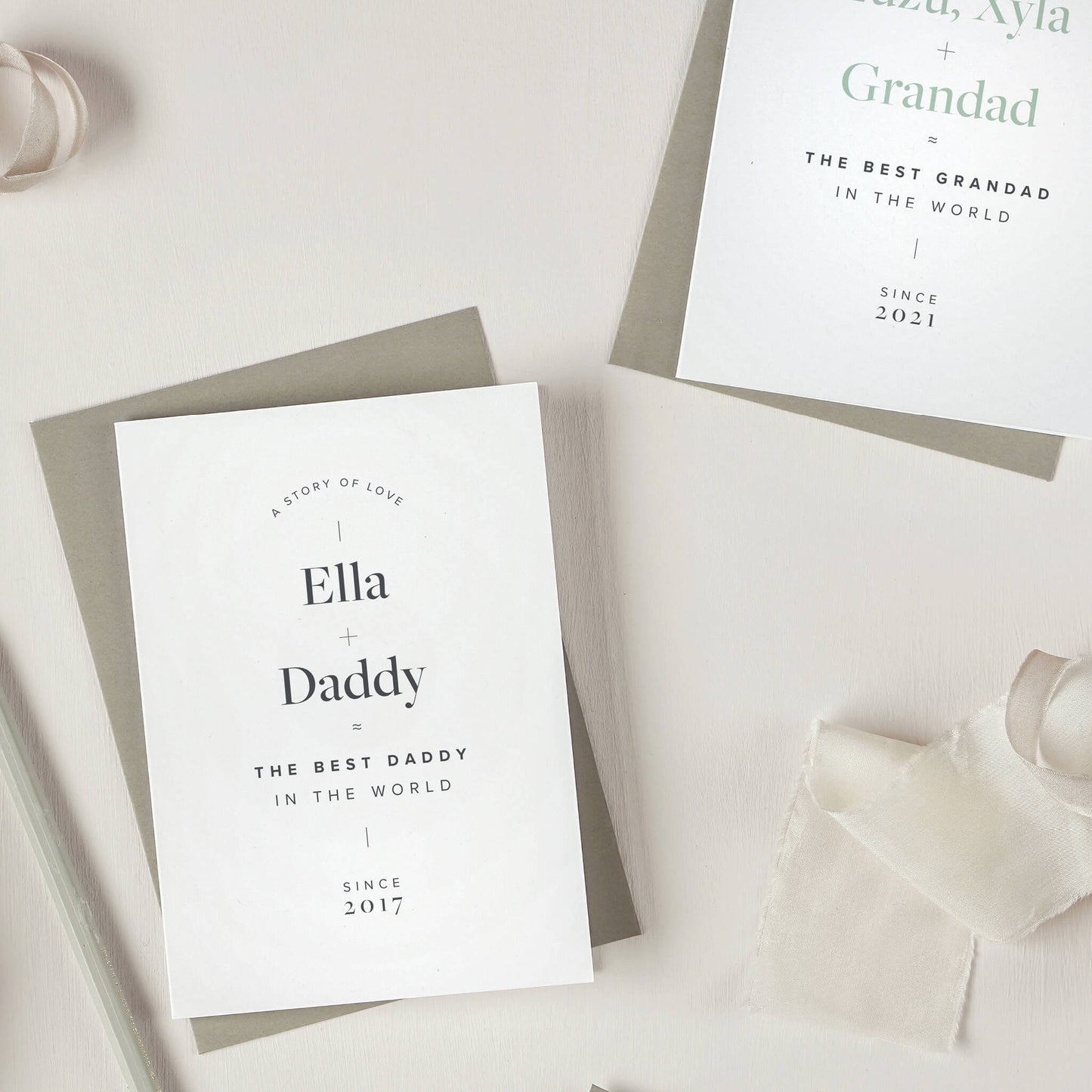 Father's Day Card Personalised With Name