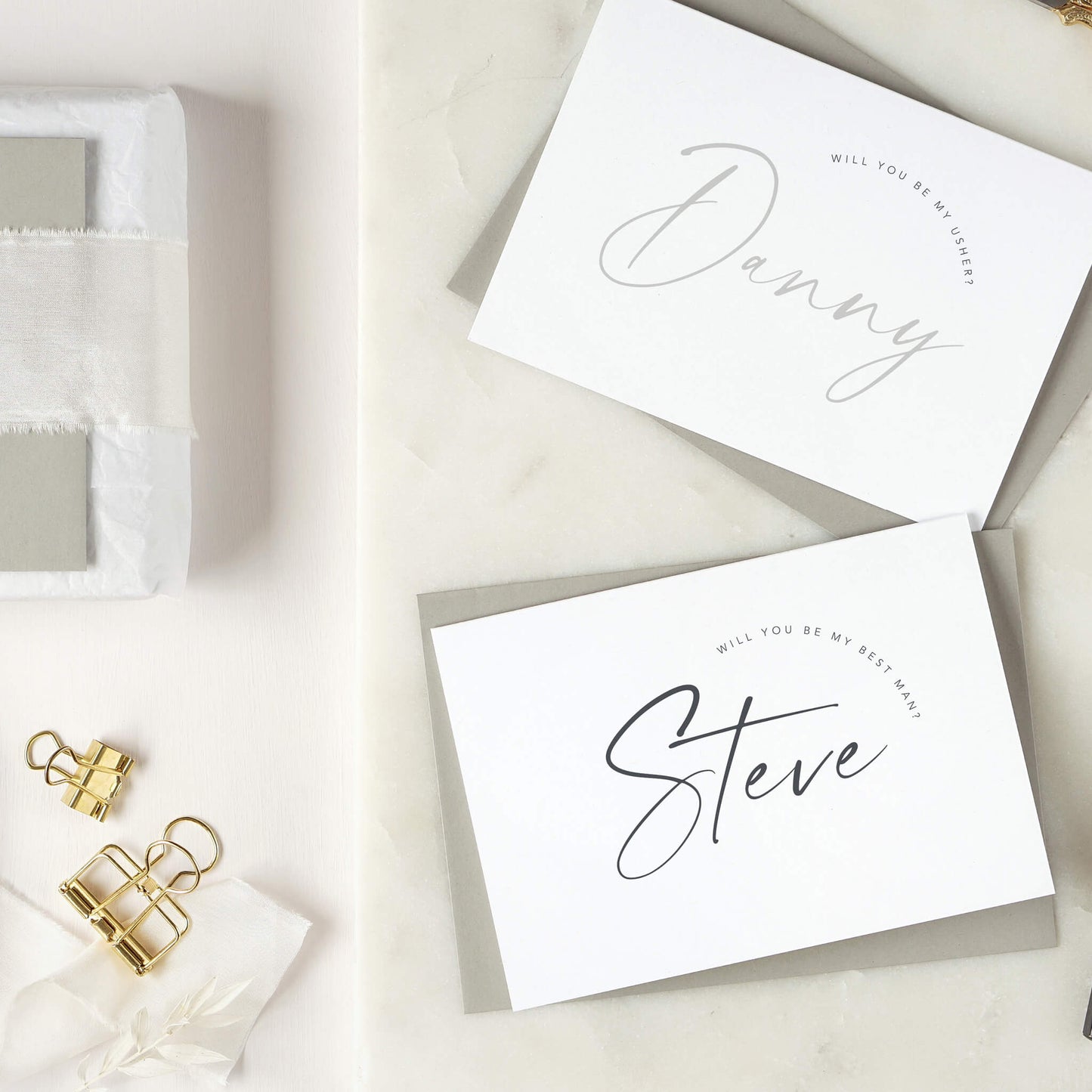 Will You Be My Best Man / Usher Card
