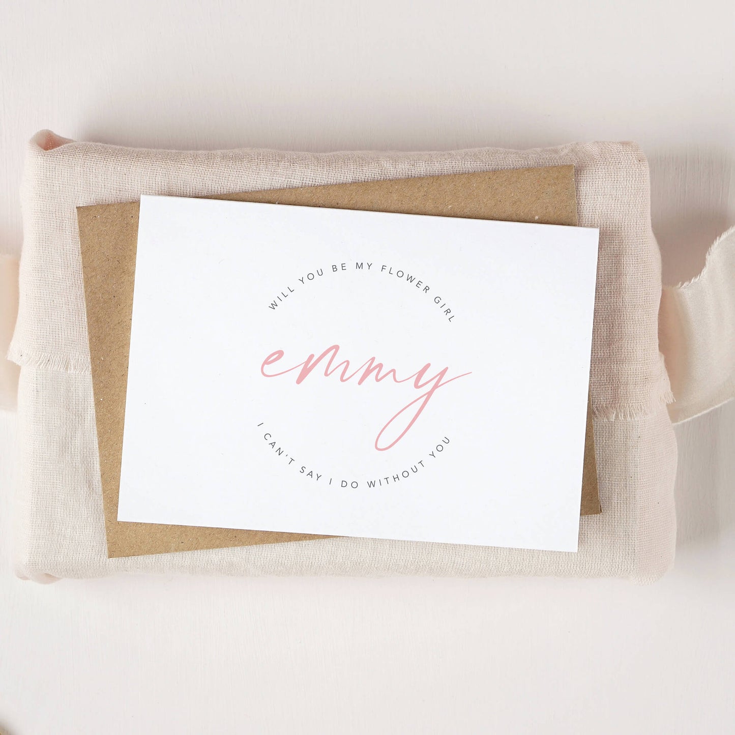 Will You Be My Bridesmaid / Maid of Honour / Flower Girl Card
