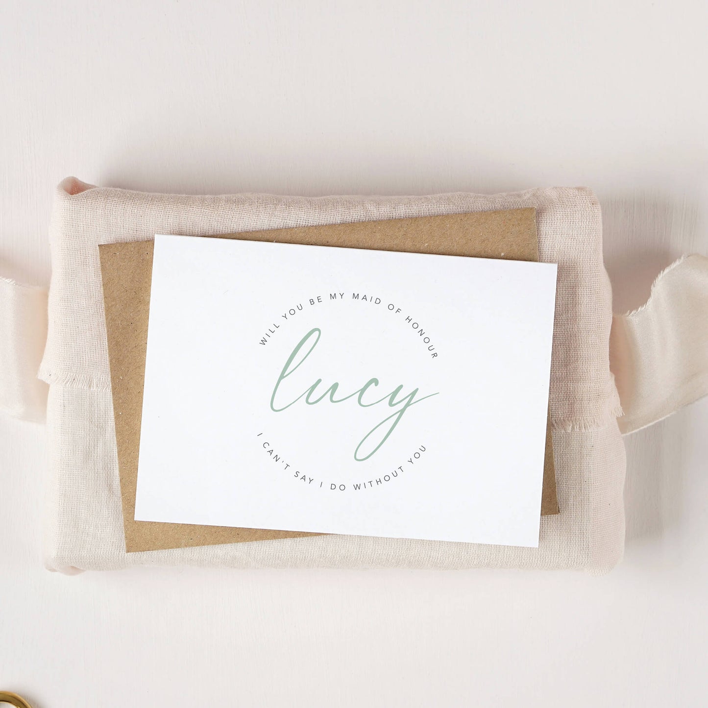 Will You Be My Bridesmaid / Maid of Honour / Flower Girl Card